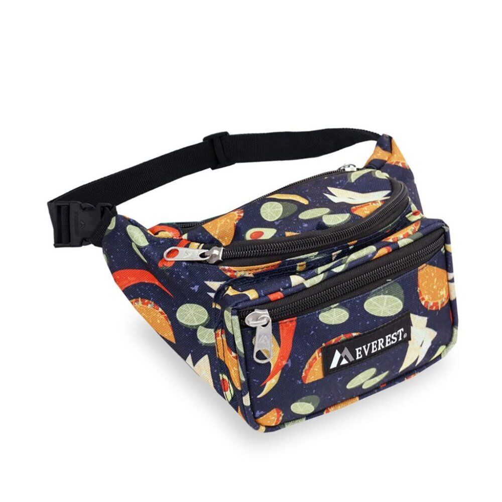 Everest Signature Pattern Waist Pack, Tacos, One Size NWT